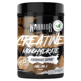 Warrior Créatine Monohydrate Poudre Micronisée – Supplément Sportif pour Musculation, Force et Récupération – 500 g, Portion 