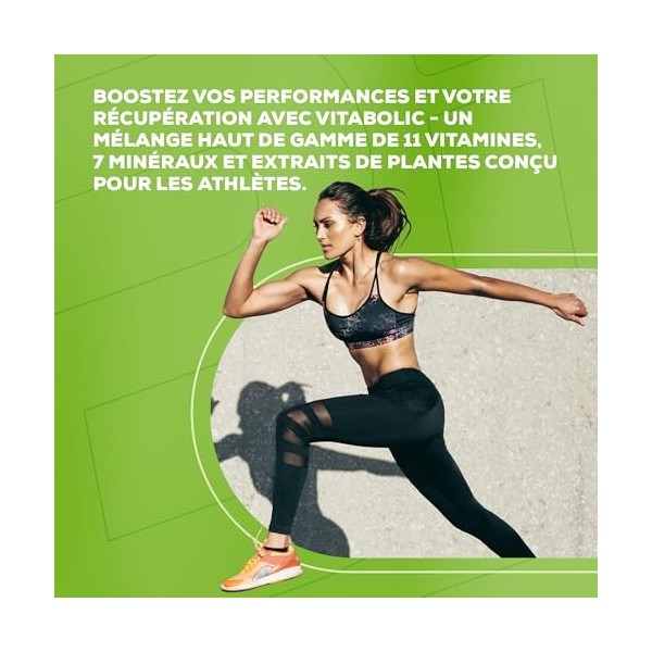 BioTechUSA Vitabolic | 11 vitamines, 7 minéraux, antioxydants | Énergie, immunité et soutien musculaire | Vegan | 30 comprimé
