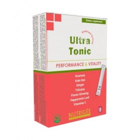 NUTRIGÉE - Ultra Tonic- Performance et Vitalité - Formule renforcée - Vitamines et Plantes - 10 sticks - Programme de 10 Jour...