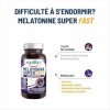 Equilibra, Mélatonine Superfast, Complément alimentaire de Mélatonine à Absorption Rapide, sans Besoin dEau, au goût de Camo