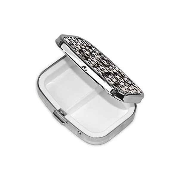 Boîte à pilules carrée - Distributeur de pilules - Pour huile de foie de morue, huile de foie de morue - Boîte à pilules vita