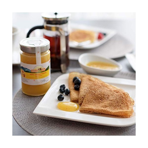 Le miel brut dImkerPur, non filtré, non centrifugé ou chauffé, contient du pollen de fleurs, de la propolis, du pain dabeil