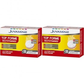 JUVAMINE - Top Forme - Vitalité - Tonus - 12 Multivitamines & 10 Minéraux - Aide à réduire la fatigue - Soutient limmunité - ...