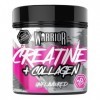 Warrior Créatine Monohydrate + Collagène Hydrolysé 270 g – 30 Portions – Supplément Sportif pour Récupération Musculaire et A