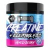 Créatine monohydrate Warrior plus électrolytes Poudre 360 g Boisson dhydratation et de performance – Shake nutritionnel – 80