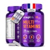 Supplément Multivitaminé | Complexe avec Vitamine A C D E K1 B, Zinc & Chrome | Pour Cheveux, Peau, Ongles et Apport Quotidie...