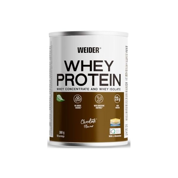 Weider Whey Protein, Chocolate - 300g Multi-vitamines