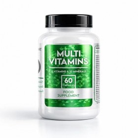 Multivitamines – Complexe 12 Vitamines, 8 Minéraux – Énergie, Immunité, Récupération – Réduction de la Fatigue, Protection Ce