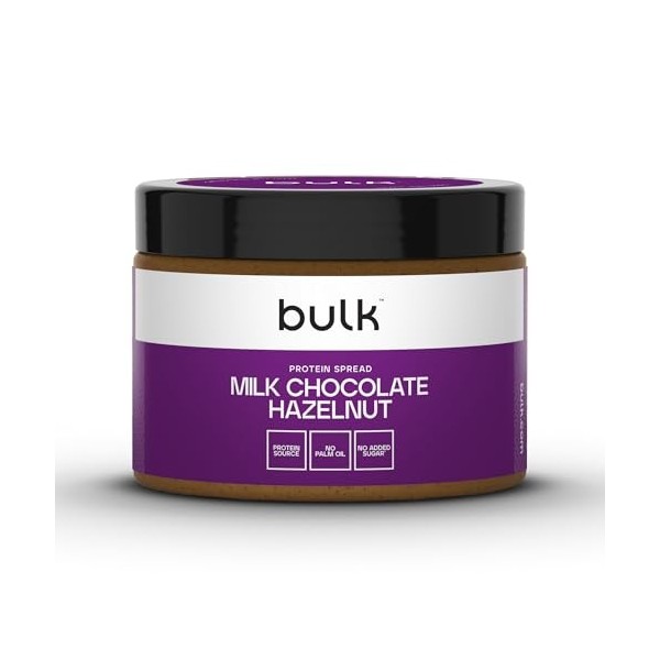 Bulk Pâtes à tartiner protéinées, Milk Chocolate Hazelnut-V2, 500 g