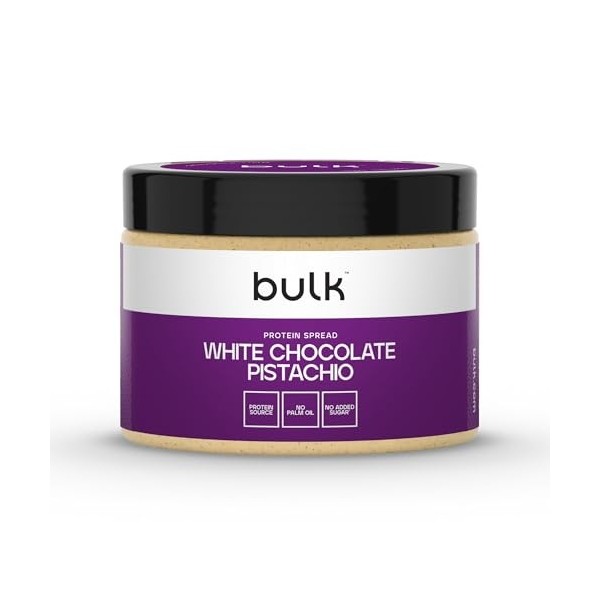 Bulk Pâtes à tartiner protéinées, Chocolat blanc noisette-V2, 500 g Multi-vitamines