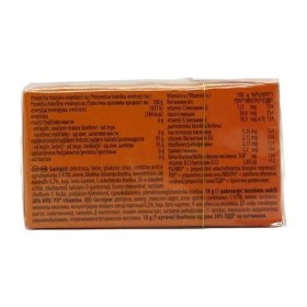 Cedevita Multivitamines Bonbons sains et sucrés avec 9 vitamines essentielles à la saveur dorange - Une poche pleine de vita