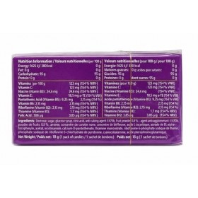 Cedevita Multivitamines Bonbons sains et sucrés avec 9 vitamines essentielles à saveur de fruits des bois - Une poche pleine 