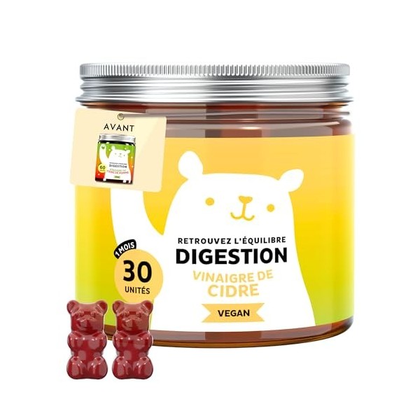 Retrouvez Léquilibre Digestion – 7500mg de Vinaigre de cidre de pomme sur lensemble de la cure, avec Vitamines B6 et B12 – M...