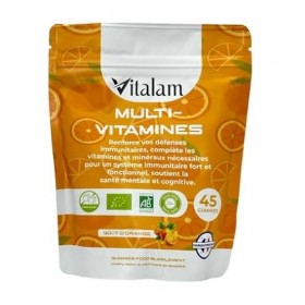 VITALAM Gummies Multivitamines en sachet – Gummies Multivitamines et Minéraux, Vitamines A,B,C,D,E,B6,B12 - Vitamines Essenti...