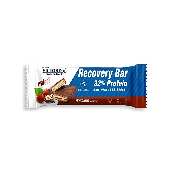 Weider Joe Weider Victory Endurance Recovery Bar, Hazelnut - 12 x 50g Multi-vitamines