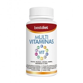 Bestdiet - Multivitamines avec Minéraux pour la Fatigue pour les Hommes et les Femmes, avec Vitamine B12, B5, D3, B7, B9, A, 