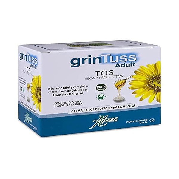 Grintuss Adulto Tos Seca 20 Comp Chupar