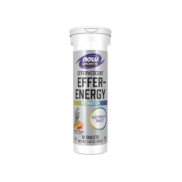 Effer-Energy Effervescent, Tropical Punch - 10 Tablets Multi-vitamines