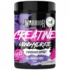 Créatine en poudre monohydrate Warrior 500 g 100 portions - Micronisée pour un mélange et une consommation faciles - Amélio