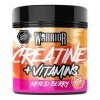Warrior Créatine Monohydrate + Multivitamines 360 g – 80 Portions – Supplément Sportif pour Performance, Force et Récupératio