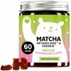 Matcha et Vitamine Gummies - Complément Énergisant Naturel – Antioxydant – Avec Matcha, Coenzyme Q10, Zinc, Vitamine B12-60 u