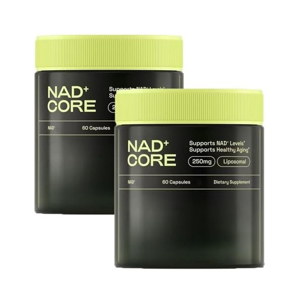 Supplément De NAD+ Pour Adultes Actifs - Anti-âge, Énergie, Alternative Aux Suppléments 2 boîtes : 120 unités 