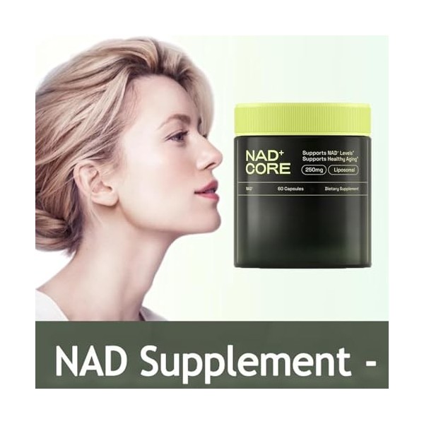 Supplément De NAD+ Pour Adultes Actifs - Anti-âge, Énergie, Alternative Aux Suppléments 2 boîtes : 120 unités 