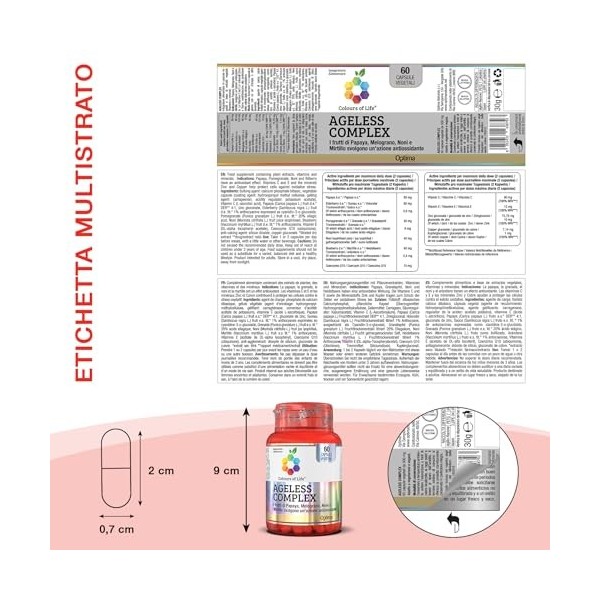 Colours of Life Ageless Complex, 60 capsules