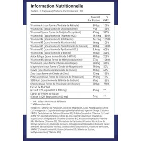 Nutri-Align Multivit : Multivitamines pour un régime avec peu de glucide. Optimisé pour les régimes Atkins, cétogène. Extra-f