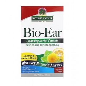 Naturals Answer, Bio-Ear, Sans cruauté envers les animaux, Végétalien 15 ml