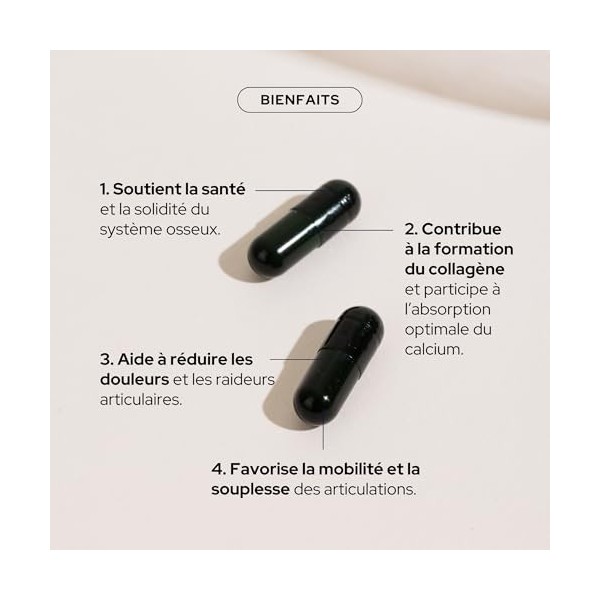 EPYCURE - Cure Confort Articulaire - 100% Naturel - Santé Osseuse et Asborption du Calcium - Flexibilité et Résistance - Harp