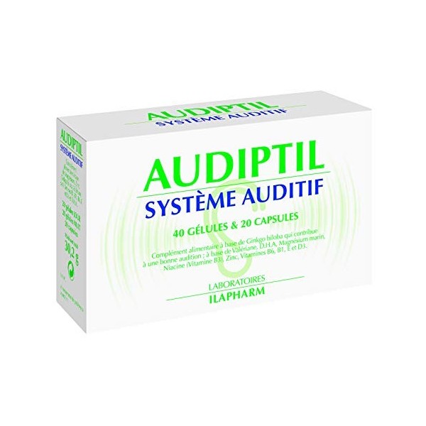 Laboratoires Ilapharm - AUDIPTIL - Audition et acouphènes