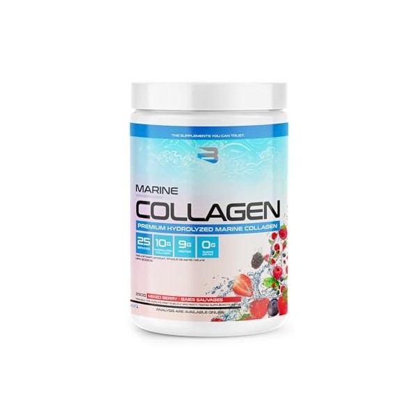 Believe Supplements Hydrolyzed Marine Collagen Mixed Berries 290 g