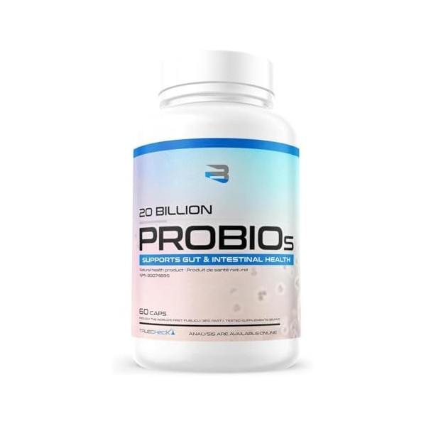 Believe Supplements Probiotics 20 Billion 60 Capsules