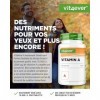 vit4ever Vitamine A - 10 000 UI 3 000 µg - 365 comprimés - Alternative aux gélules - Acétate de rétinyle hautement dosé - S