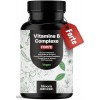 Vitamine B complex – 365 comprimés – Avec les 8 vitamines essentielles du groupe B B1, B2, B3, B5, B6, B7, B9, B12 avec cho C...