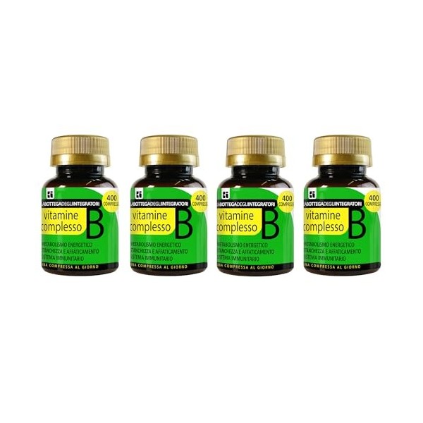 Vitamines du complexe B 1600 comprimés, 1 par jour | Convient aux végétariens | Fatigue | Système immunitaire | Énergie | Bea