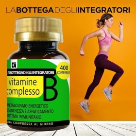 Vitamines du complexe B 800 comprimés, 1 par jour | Convient aux végétariens | Fatigue | Système immunitaire | Énergie | Beau