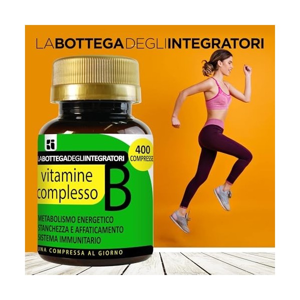 Vitamines du complexe B 800 comprimés, 1 par jour | Convient aux végétariens | Fatigue | Système immunitaire | Énergie | Beau