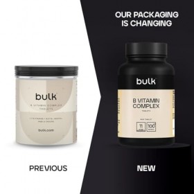 Bulk Comprimés de complexe de vitamines B, paquet de 180, lemballage peut varier