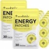 Lot de 60 patchs énergétiques B12 pour homme et femme - Stimulateurs dénergie naturelle pour la fatigue - Patchs de récupéra