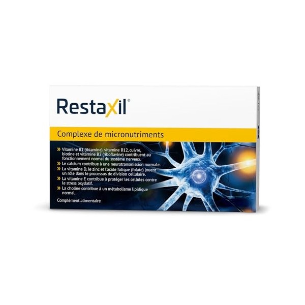 Restaxil® - un complexe premium de haute qualité, conçu pour le soutien quotidien du système nerveux périphérique, développé