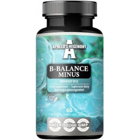 B-Balance Minus - 60 gélules végétaliennes - Excluant la B12 pour des stratégies de santé personnalisées - Complexe B complet