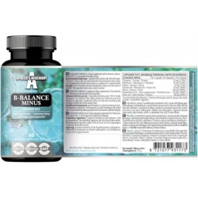 B-Balance Minus - 60 gélules végétaliennes - Excluant la B12 pour des stratégies de santé personnalisées - Complexe B complet