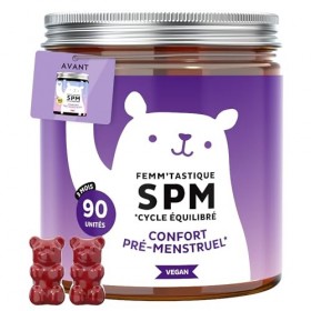 Femmtastique SPM Cycle équilibré - Confort prémenstruel - avec 30mg de Poivre des moines, Vitamine B6 et Extrait de Dong Qua ...