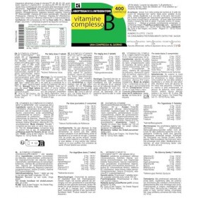 Vitamines du complexe B 400 comprimés, 1 par jour | Convient aux végétariens | Fatigue | Système immunitaire | Énergie | Beau