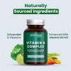 ZEROHARM Complexe de vitamines B avec D3 et K2 Vitamines B1 à B12 dorigine végétale issues de la goyave et de la spiruline S