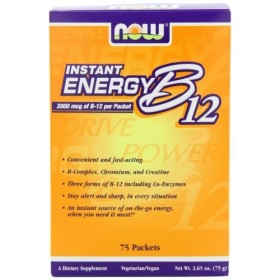 NOW Instant Energy B-12,75 paquets