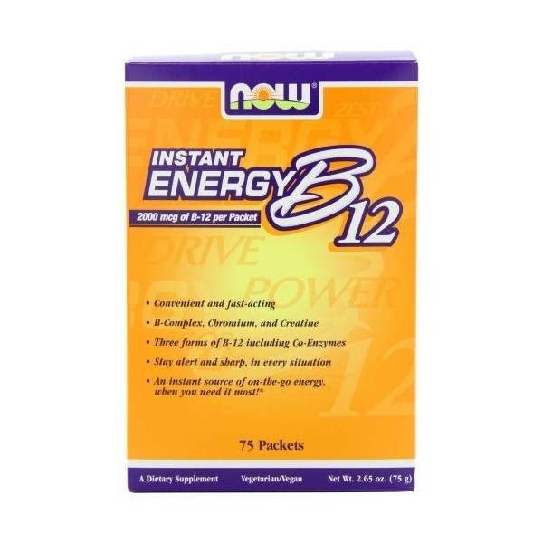 NOW Instant Energy B-12,75 paquets