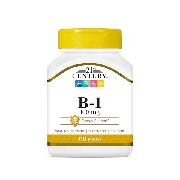 21st Century B-1 Tablets, 100 Mg, 110 Count